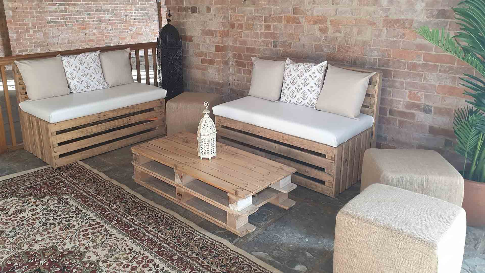 Explore Attentive Events' Range of Arabian Hire Items, Rustic Outdoor Furniture Items, and Outdoor Lighting Options