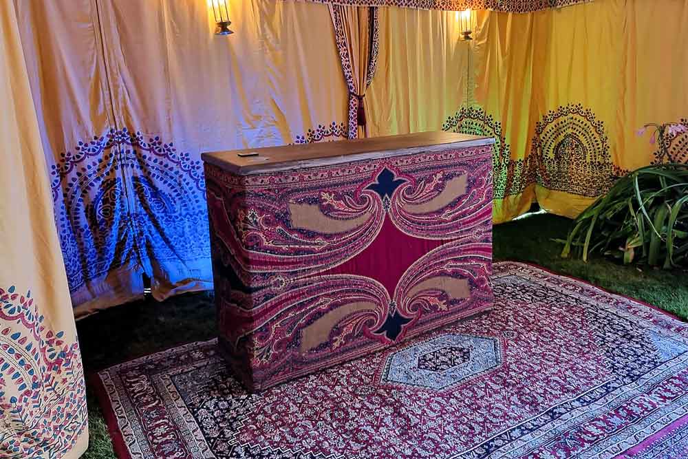 An Arabian Bar Unit - 18th Birthday Party - Marquee Furniture