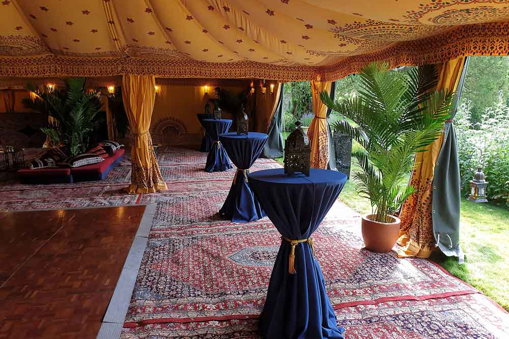 Four Poseur Tables - Stylish Event Seating