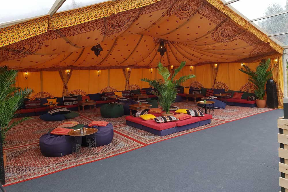 Low-Level Chillout Seating - Event Setup